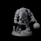 Aggressive Crocodilian Lizardfolk K Miniature for Dungeons and Dragons, Pathfinder or other TTRPGs