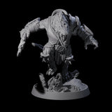 Aggressive Crocodilian Lizardfolk L Miniature for Dungeons and Dragons, Pathfinder or other TTRPGs