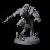 Aggressive Crocodilian Lizardfolk L Miniature for Dungeons and Dragons, Pathfinder or other TTRPGs