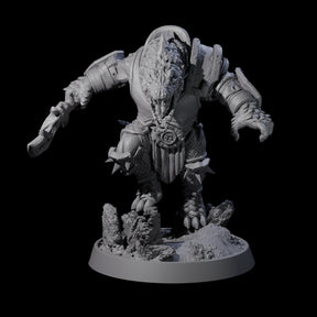 Aggressive Crocodilian Lizardfolk L Miniature for Dungeons and Dragons, Pathfinder or other TTRPGs