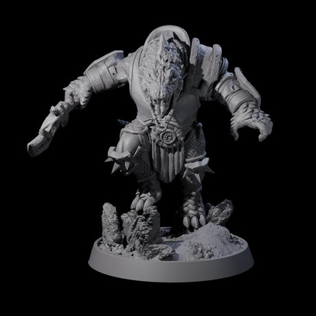 Aggressive Crocodilian Lizardfolk L Miniature for Dungeons and Dragons, Pathfinder or other TTRPGs