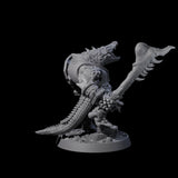 Aggressive Crocodilian Lizardfolk M Miniature for Dungeons and Dragons, Pathfinder or other TTRPGs