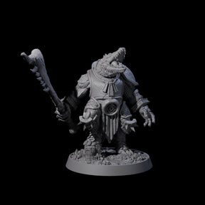 Aggressive Crocodilian Lizardfolk M Miniature for Dungeons and Dragons, Pathfinder or other TTRPGs
