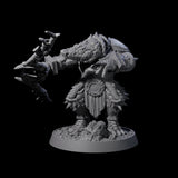 Aggressive Crocodilian Lizardfolk N Miniature for Dungeons and Dragons, Pathfinder or other TTRPGs