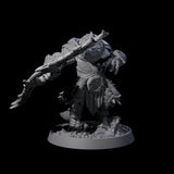 Aggressive Crocodilian Lizardfolk N Miniature for Dungeons and Dragons, Pathfinder or other TTRPGs