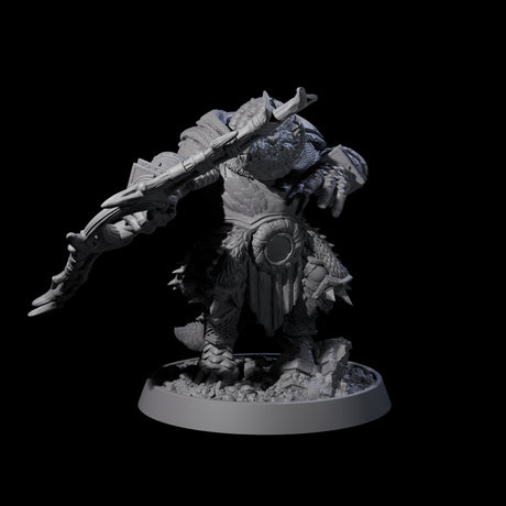 Aggressive Crocodilian Lizardfolk N Miniature for Dungeons and Dragons, Pathfinder or other TTRPGs