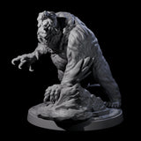 Aggressive Screaching Owlbear Miniature for Dungeons and Dragons, Pathfinder or other TTRPGs