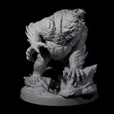 Aggressive Screaching Owlbear Miniature for Dungeons and Dragons, Pathfinder or other TTRPGs