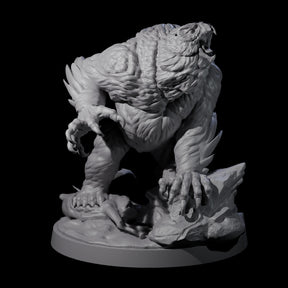 Aggressive Screaching Owlbear Miniature for Dungeons and Dragons, Pathfinder or other TTRPGs