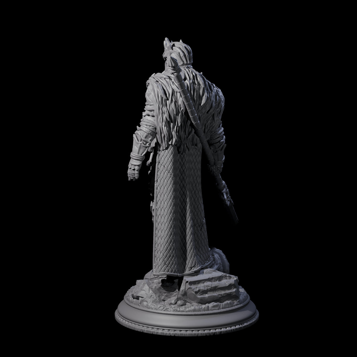 Agile Spear Fighter Miniature for Dungeons and Dragons, Pathfinder or other TTRPGs