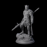 Agile Spear Fighter Miniature for Dungeons and Dragons, Pathfinder or other TTRPGs
