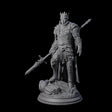 Agile Spear Fighter Miniature for Dungeons and Dragons, Pathfinder or other TTRPGs