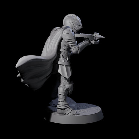Aiming Militia Crossbowman B Miniature for Dungeons and Dragons, Pathfinder or other TTRPGs