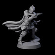 Aiming Militia Crossbowman B Miniature for Dungeons and Dragons, Pathfinder or other TTRPGs