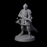 Aiming Militia Crossbowman D Miniature for Dungeons and Dragons, Pathfinder or other TTRPGs