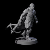 Aiming Militia Crossbowman E Miniature for Dungeons and Dragons, Pathfinder or other TTRPGs