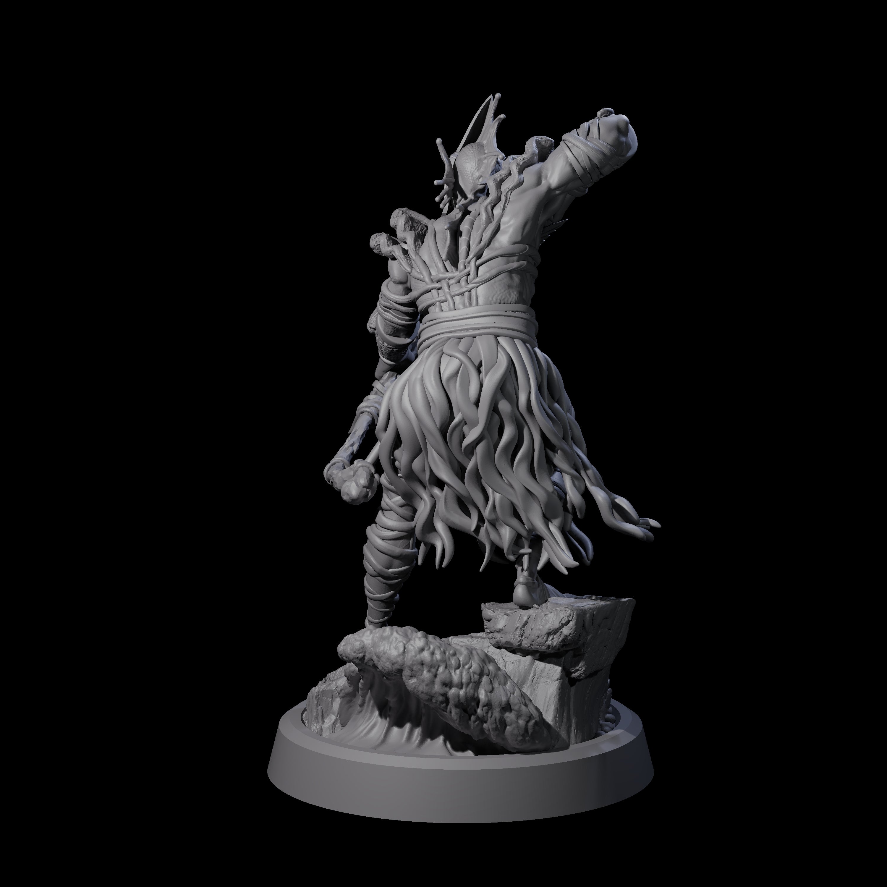 Aiming Sea Archer Miniature for Dungeons and Dragons, Pathfinder or other TTRPGs