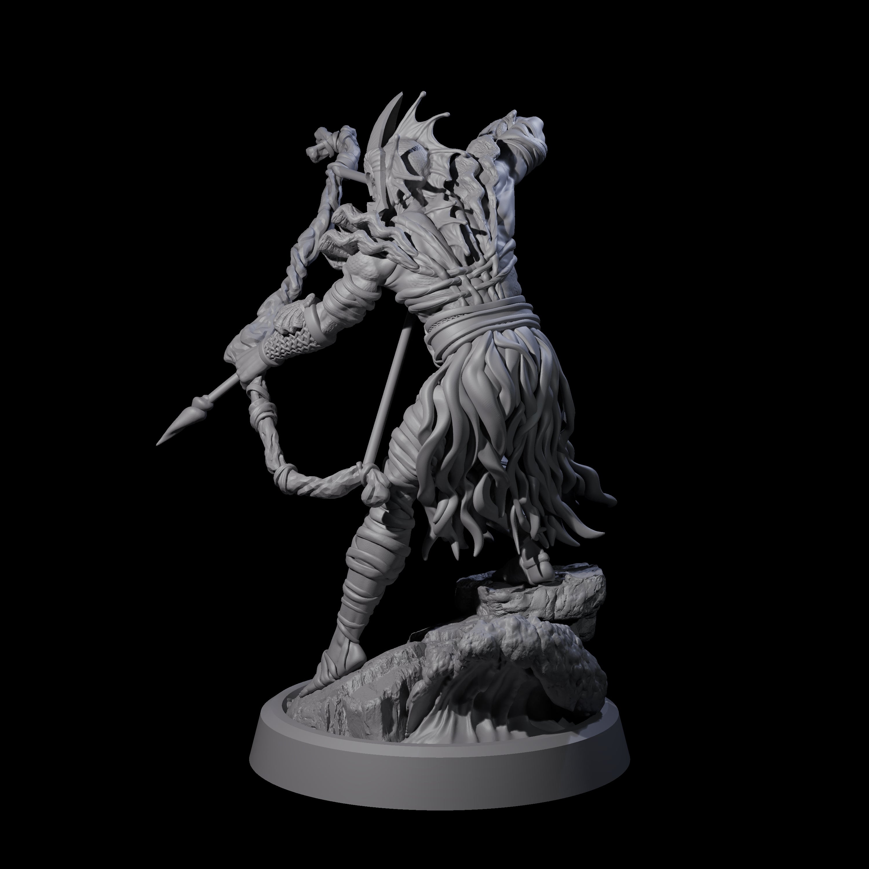 Aiming Sea Archer Miniature for Dungeons and Dragons, Pathfinder or other TTRPGs