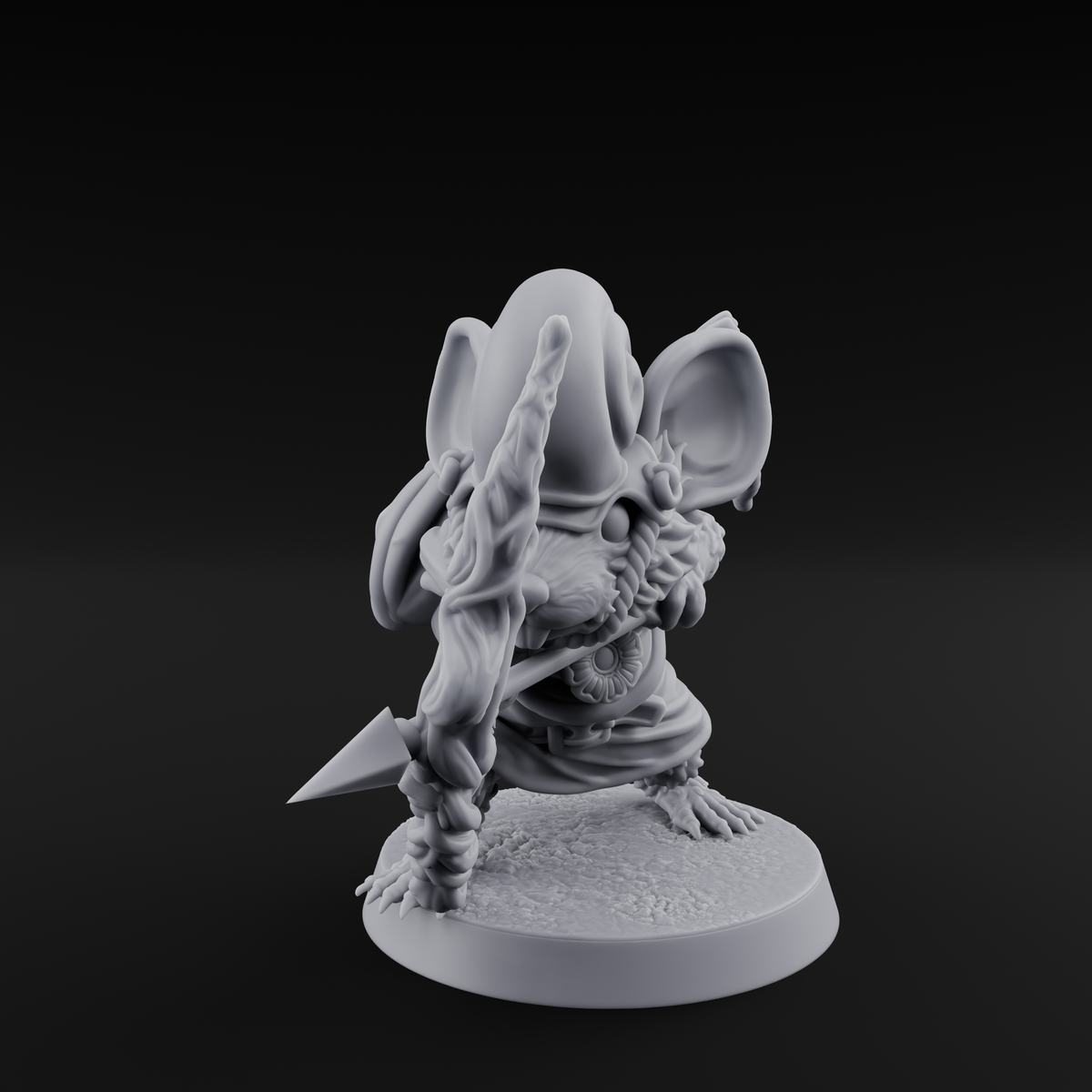 Aimming Mousling Adventurer Miniature for Dungeons and Dragons, Pathfinder or other TTRPGs