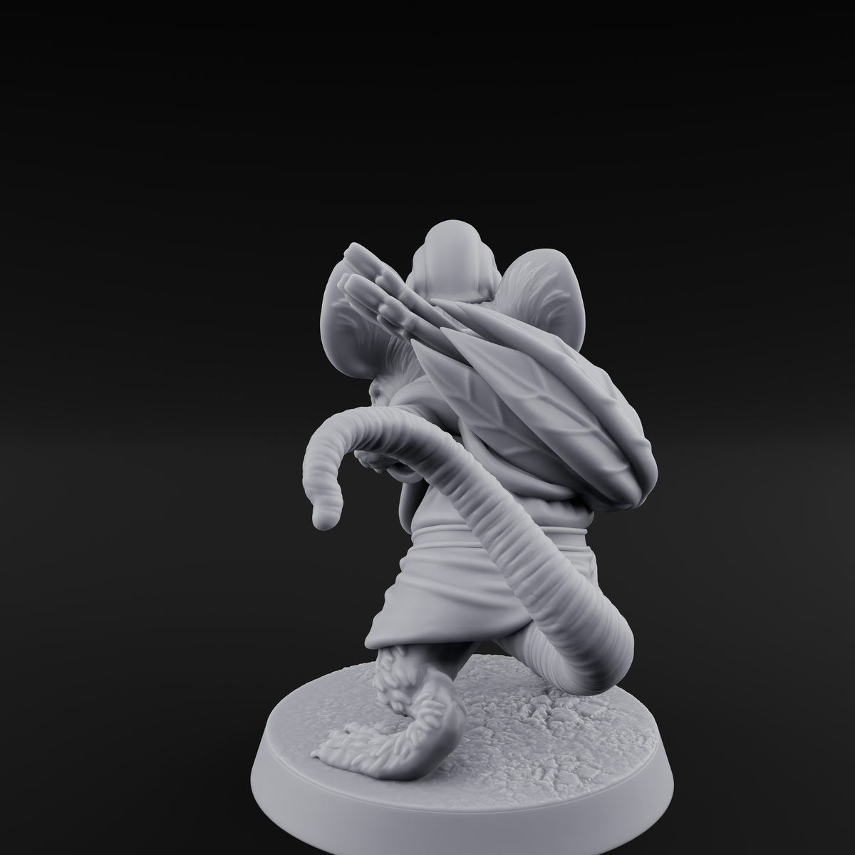 Aimming Mousling Adventurer Miniature for Dungeons and Dragons, Pathfinder or other TTRPGs