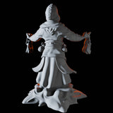 Air Cultist Miniature for Dungeons and Dragons, Pathfinder or other TTRPGs