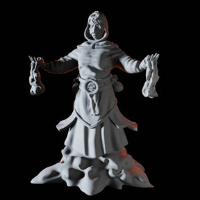 Air Cultist Miniature for Dungeons and Dragons, Pathfinder or other TTRPGs