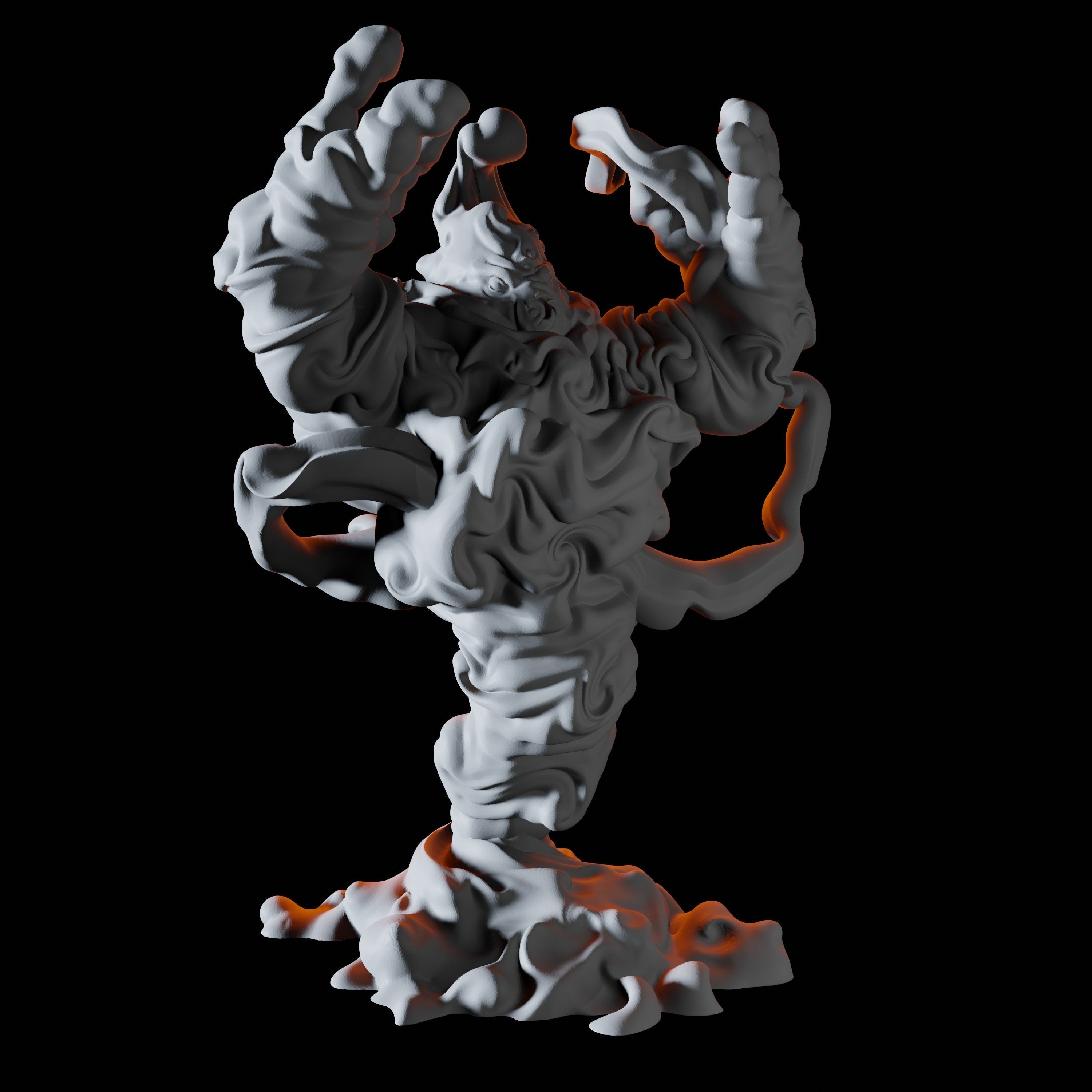 Air Elemental Miniature B for Dungeons and Dragons - Myth Forged