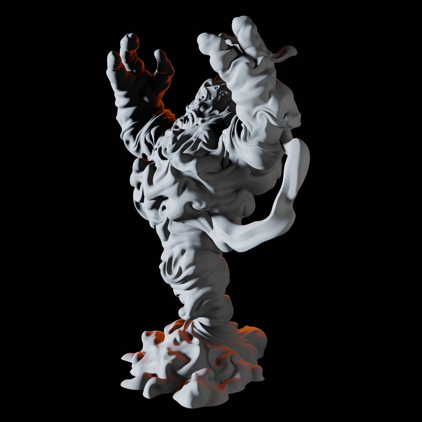 Air Elemental B Miniature for Dungeons and Dragons, Pathfinder or other TTRPGs