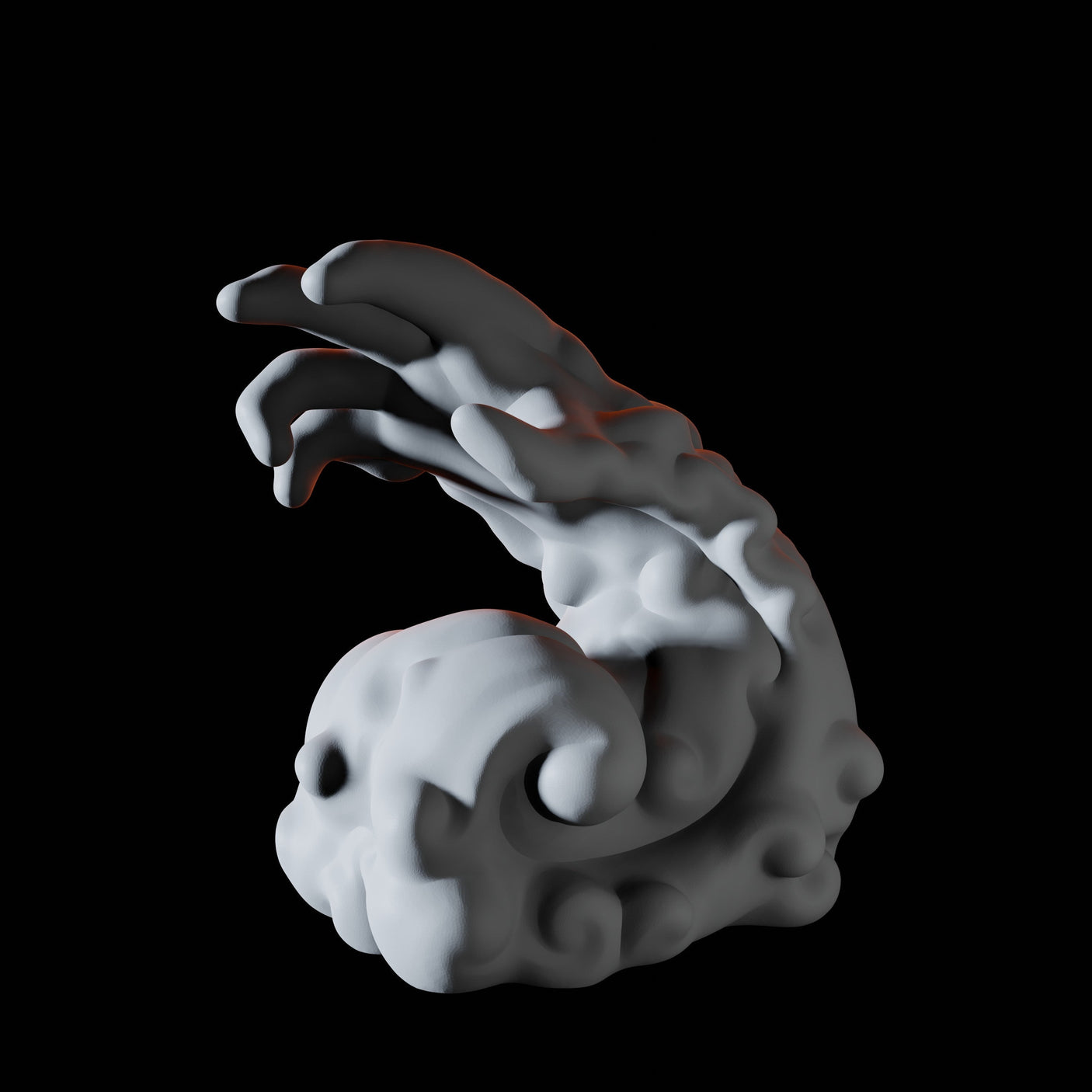 Air Hand Elemental Miniature for Dungeons and Dragons, Pathfinder or other TTRPGs