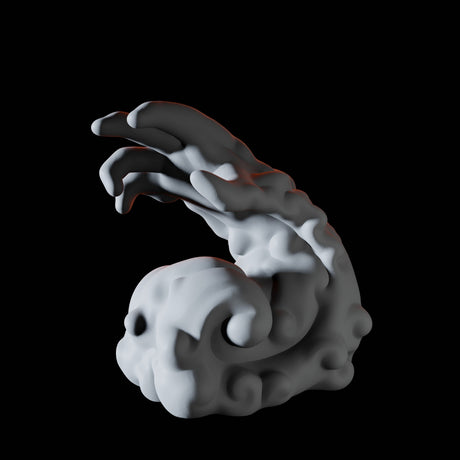 Air Hand Elemental Miniature for Dungeons and Dragons, Pathfinder or other TTRPGs
