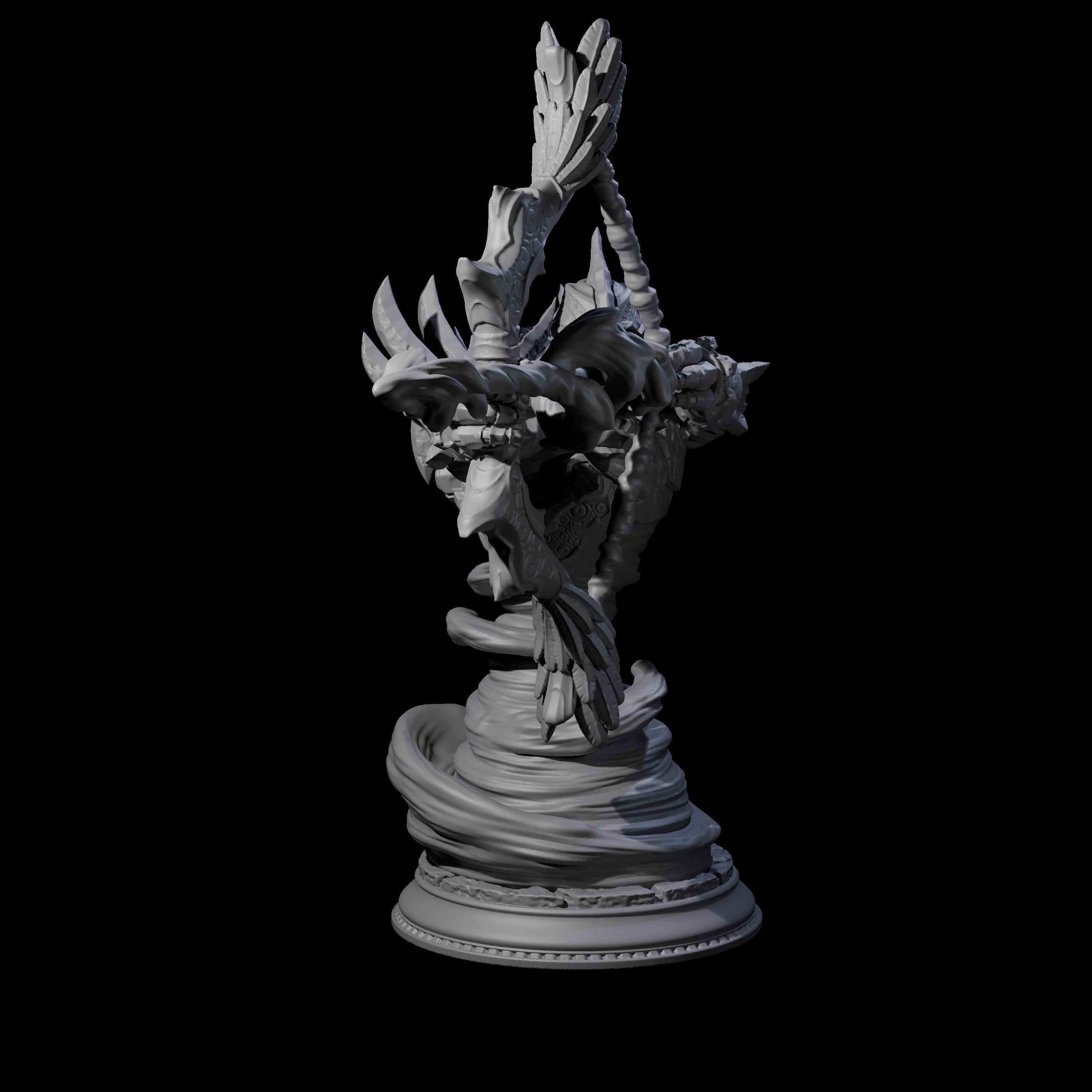 Air Myrmidon Miniature for Dungeons and Dragons, Pathfinder or other TTRPGs