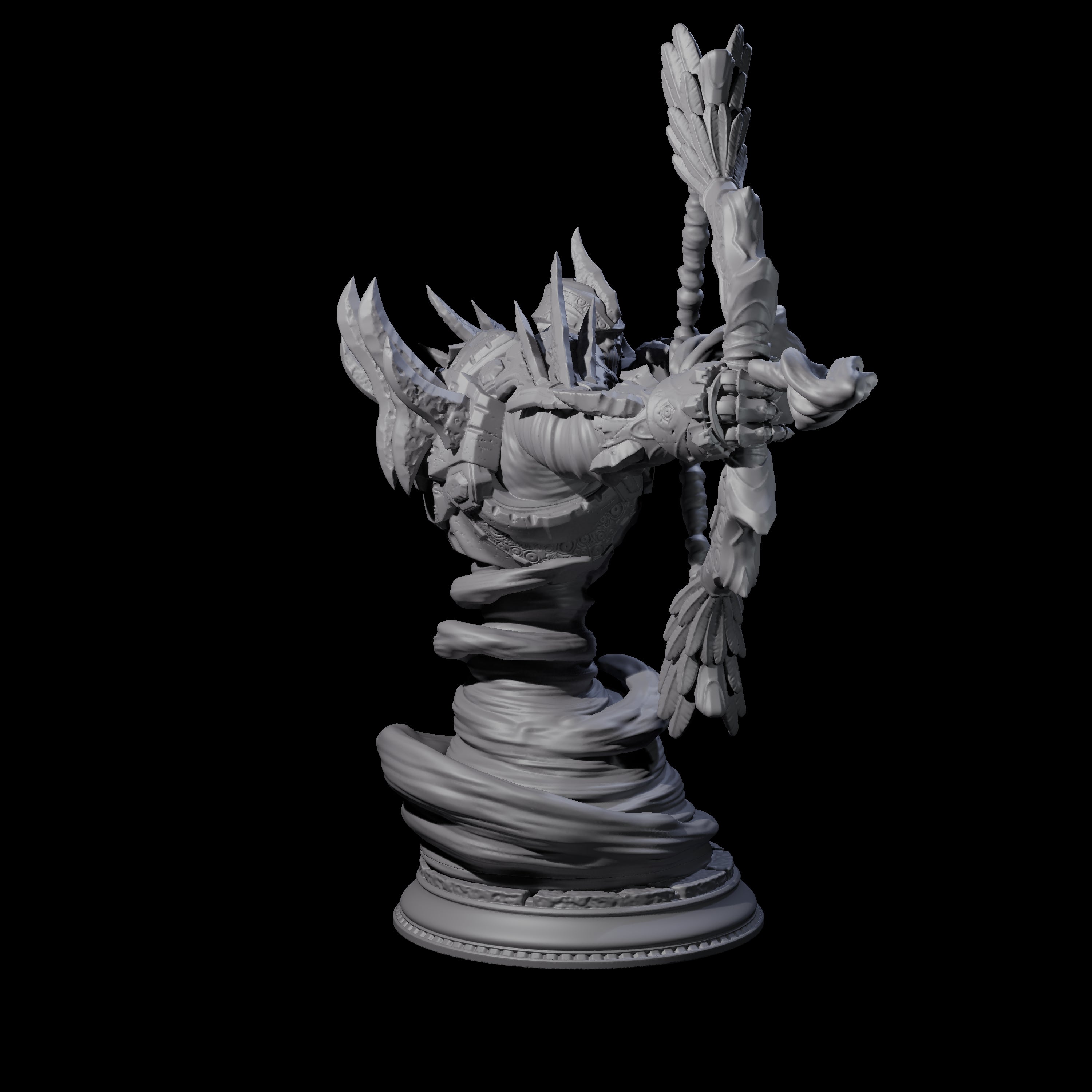 Air Myrmidon Miniature for Dungeons and Dragons, Pathfinder or other TTRPGs