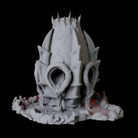 Alien Egg Dice Tower Miniature for Dungeons and Dragons, Pathfinder or other TTRPGs
