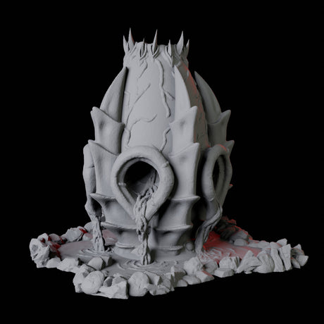Alien Egg Dice Tower Miniature for Dungeons and Dragons, Pathfinder or other TTRPGs