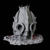 Alien Egg Dice Tower Miniature for Dungeons and Dragons, Pathfinder or other TTRPGs