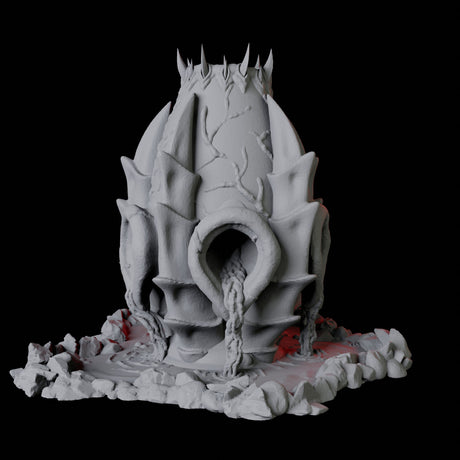 Alien Egg Dice Tower Miniature for Dungeons and Dragons, Pathfinder or other TTRPGs