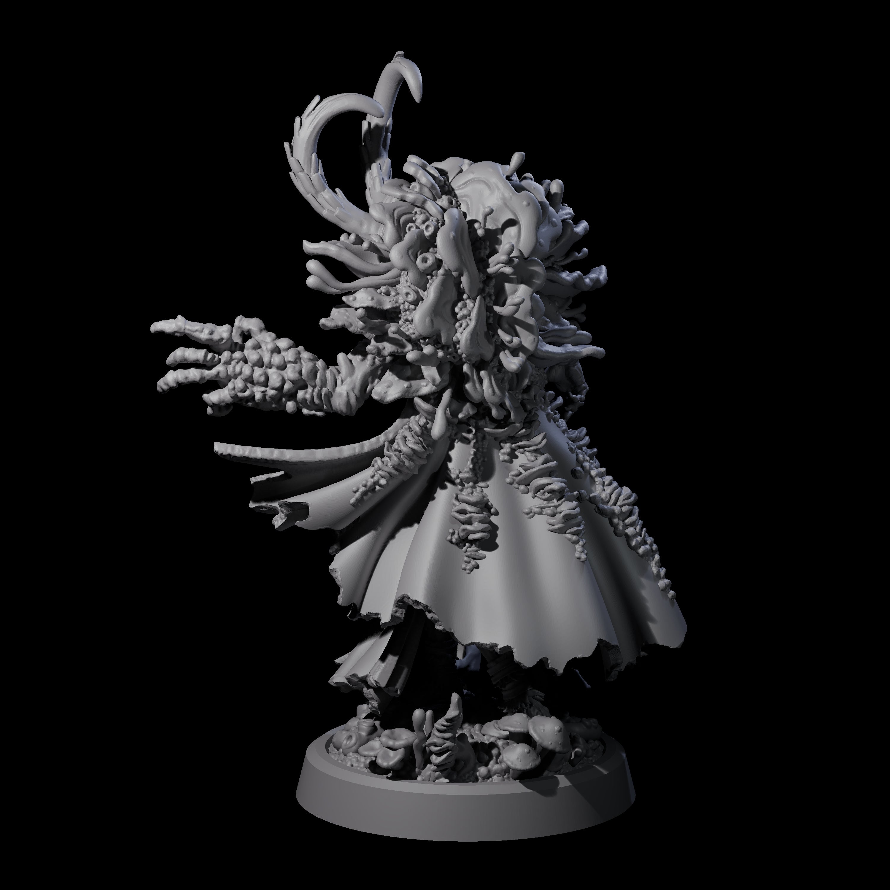All Seeing Spore Priest Miniature for Dungeons and Dragons, Pathfinder or other TTRPGs