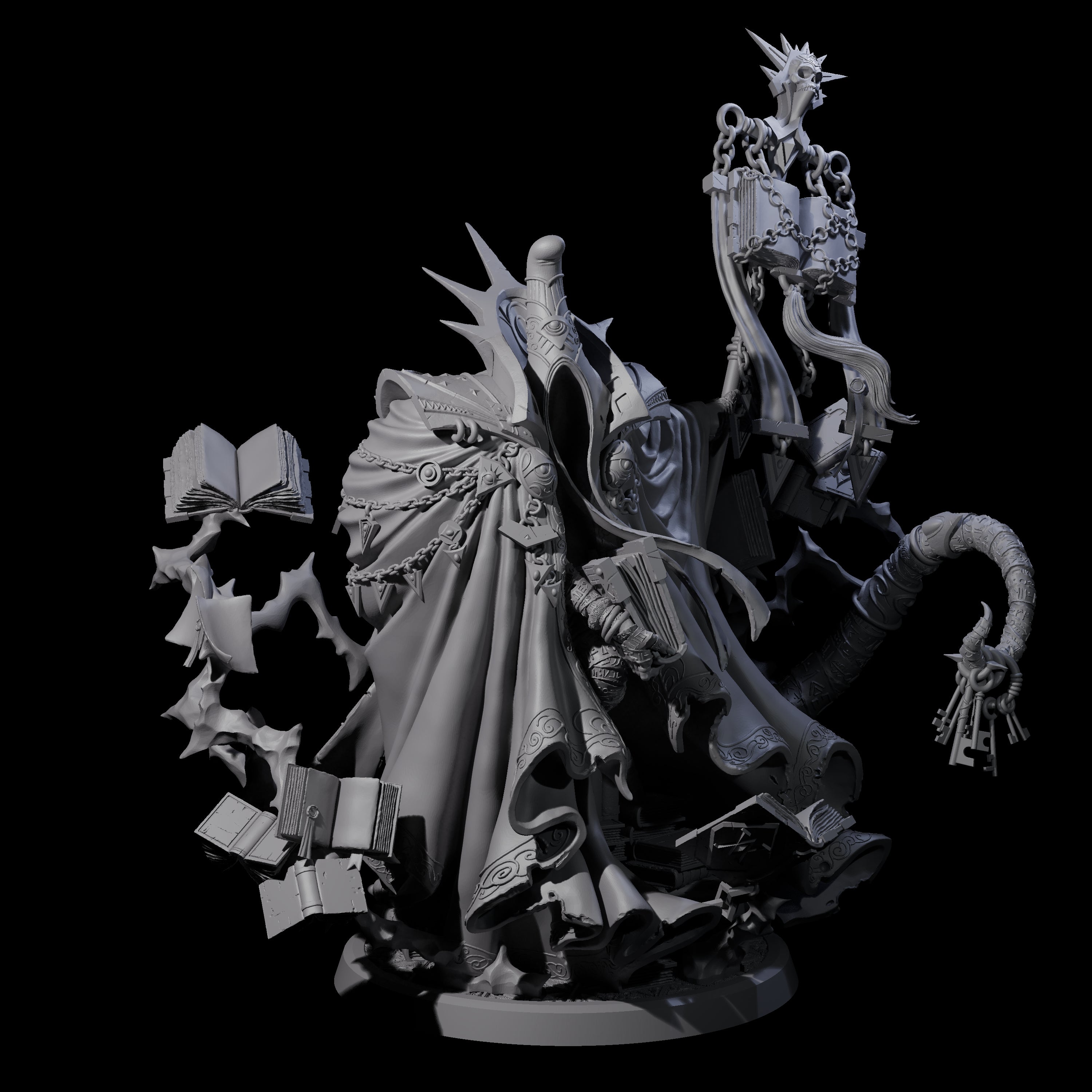 Allip - The Record Keeper Miniature for Dungeons and Dragons, Pathfinder or other TTRPGs