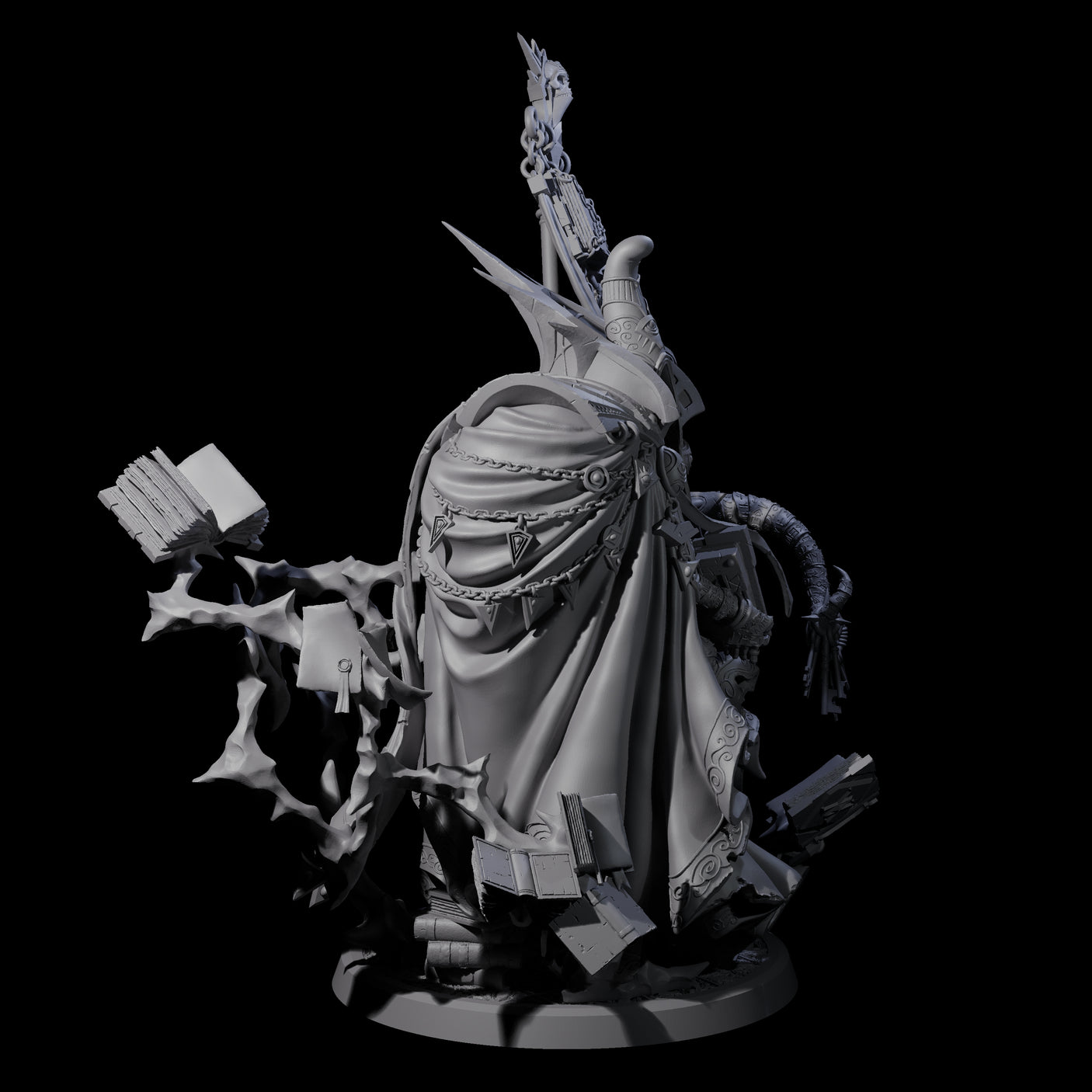 Allip - The Record Keeper Miniature for Dungeons and Dragons, Pathfinder or other TTRPGs