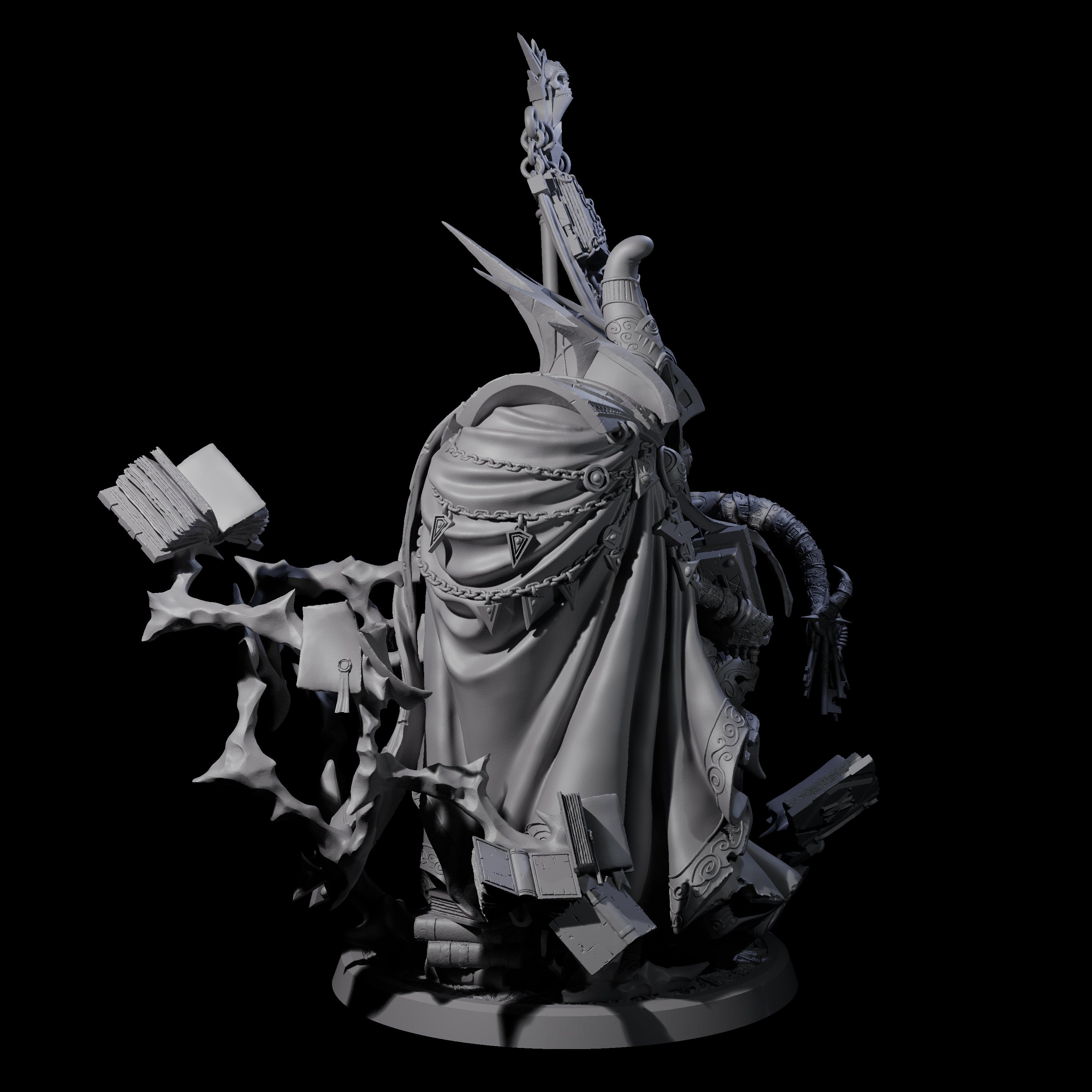 Allip - The Record Keeper Miniature for Dungeons and Dragons, Pathfinder or other TTRPGs