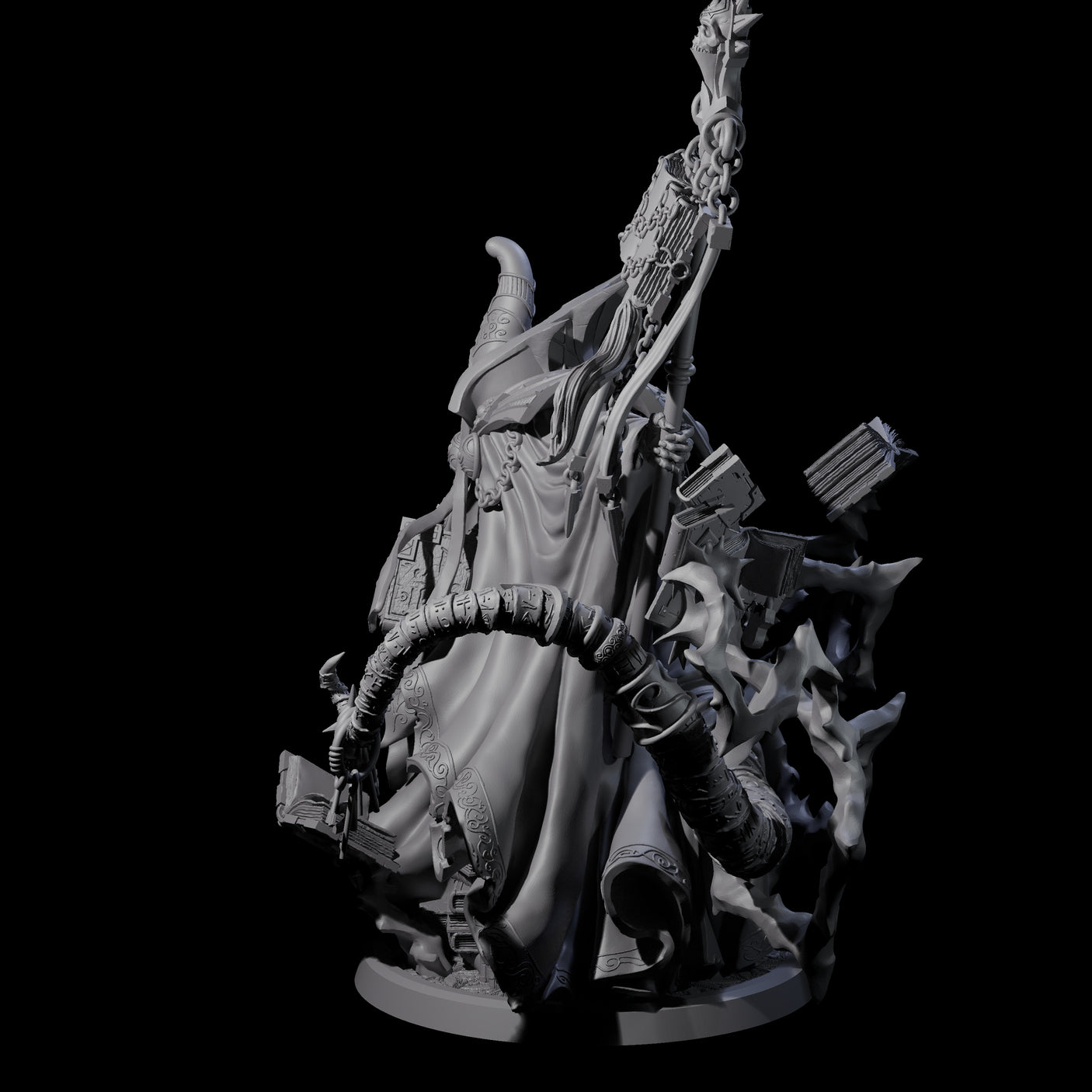 Allip - The Record Keeper Miniature for Dungeons and Dragons, Pathfinder or other TTRPGs