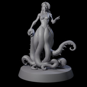 Alluring Tentacled Siren Miniature for Dungeons and Dragons, Pathfinder or other TTRPGs