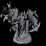 Alluring Vampire Matriarch Miniature for Dungeons and Dragons, Pathfinder or other TTRPGs