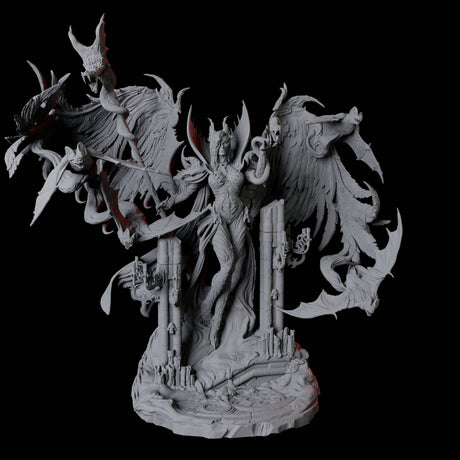 Alluring Vampire Matriarch Miniature for Dungeons and Dragons, Pathfinder or other TTRPGs