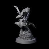 Ambushing Elf Rogue B Miniature for Dungeons and Dragons, Pathfinder or other TTRPGs