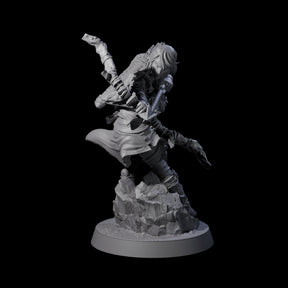 Ambushing Elf Rogue B Miniature for Dungeons and Dragons, Pathfinder or other TTRPGs
