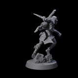 Ambushing Elf Rogue C Miniature for Dungeons and Dragons, Pathfinder or other TTRPGs