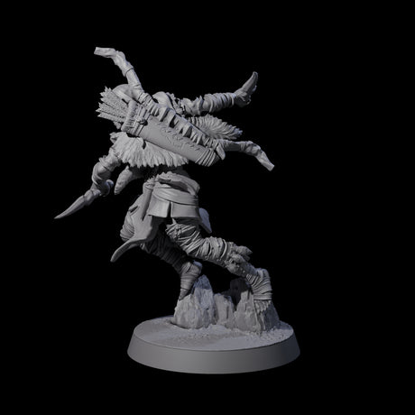 Ambushing Elf Rogue C Miniature for Dungeons and Dragons, Pathfinder or other TTRPGs