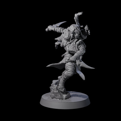 Ambushing Elf Rogue C Miniature for Dungeons and Dragons, Pathfinder or other TTRPGs