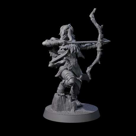Ambushing Elf Rogue D Miniature for Dungeons and Dragons, Pathfinder or other TTRPGs